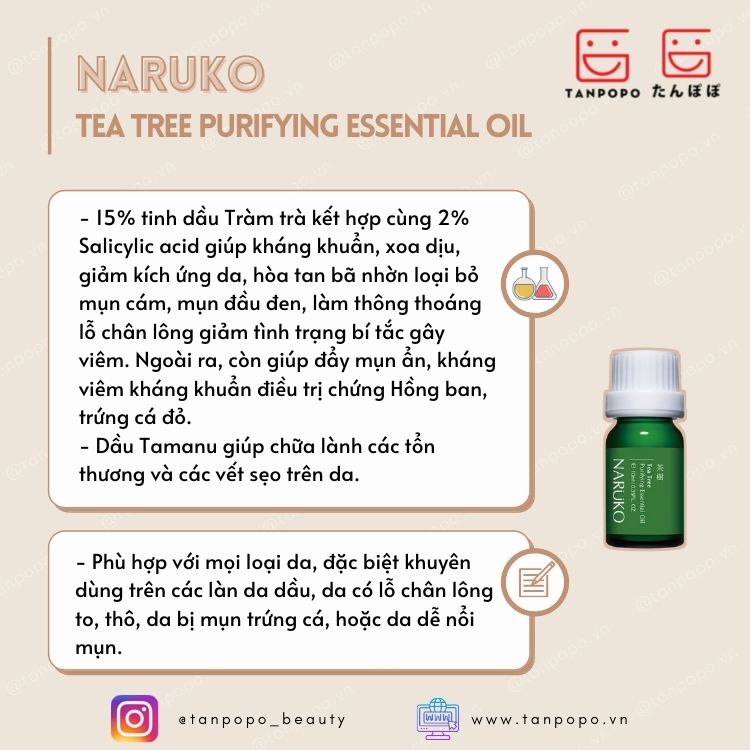 TỔNG HỢP CHẤM MỤN NHÀ TANPOPO