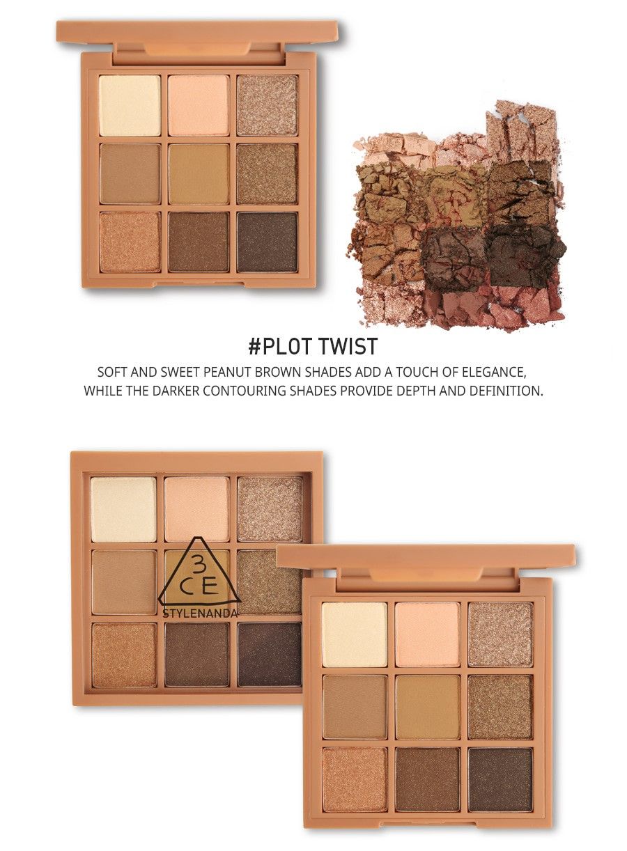 Bảng Phấn Mắt 3CE Mood Recipe Multi Eye Color Palette - Plot Twist