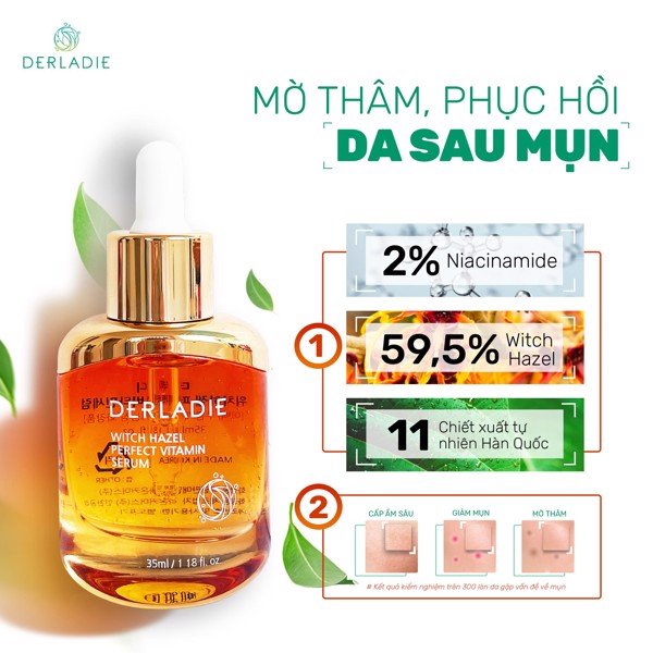 Serum Derladie Witch Hazel Perfect Vitamin 35ml (Mẫu Mới)