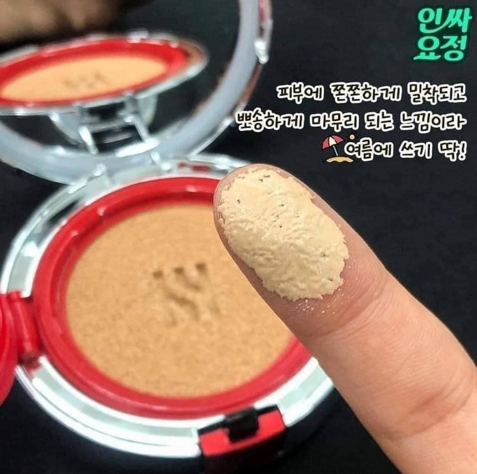 Phấn Nước 2 Lõi Hera I Glow Me Black Cushion 15g - 21 Vanilla