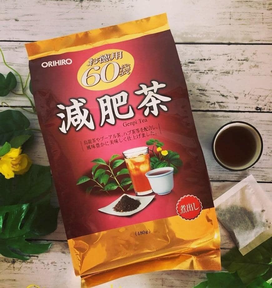 Trà thảo dược giảm mỡ bụng Orihiro Genpi Tea 60 gói