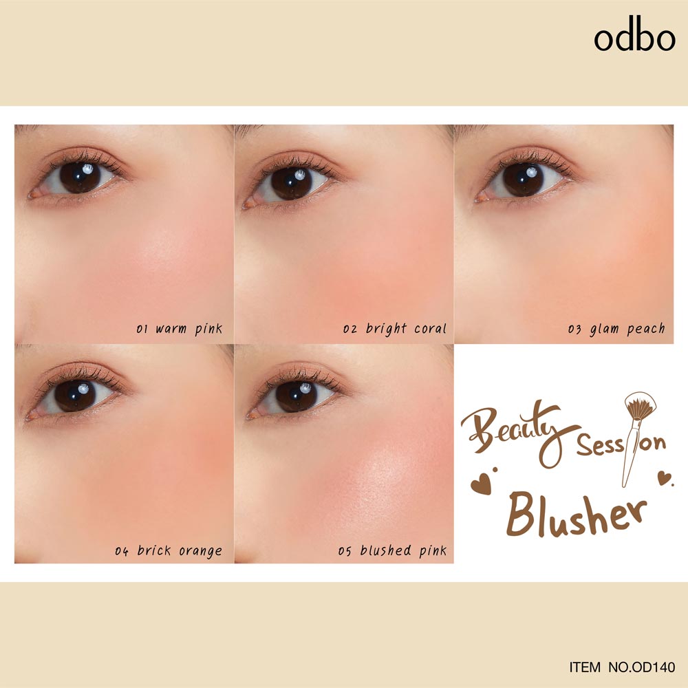 Phấn má hồng Odbo Beauty Sesson Blusher