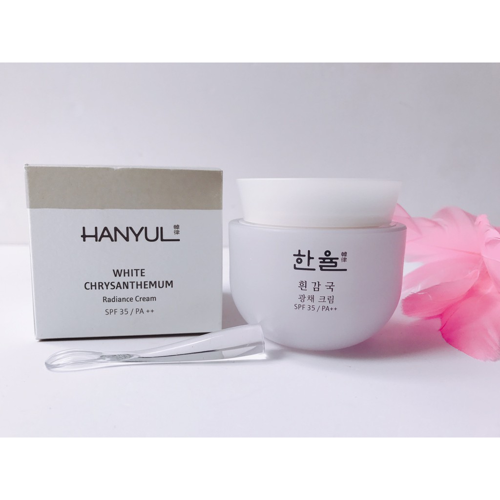 Kem Dưỡng Trắng Da Hanyul White Chrysanthemum Radiance Cream SPF 35 PA 50ml