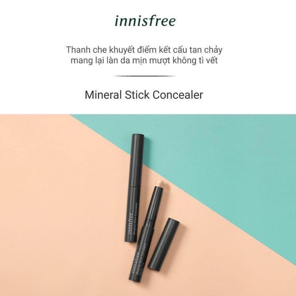 Che Khuyết Điểm Innisfree Mineral Stick Concealer 2019