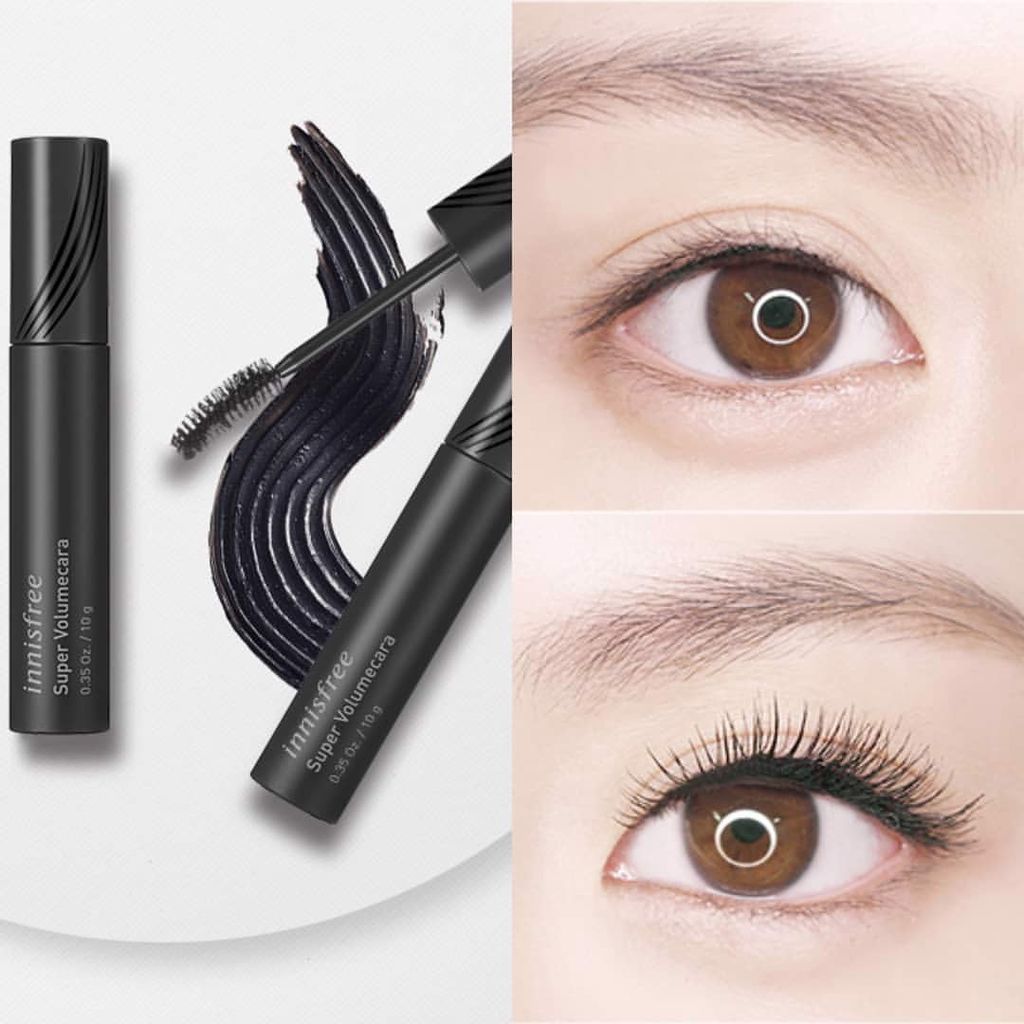 Mascara Innisfree Super Volumecara 10g [Không Trôi Chuốt Siêu Dày Mi]