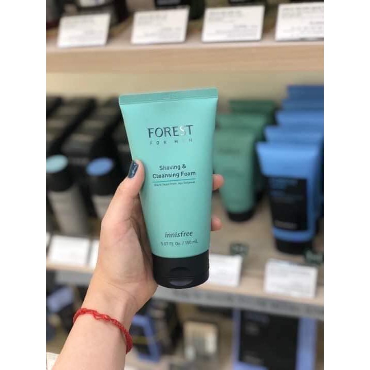 Sữa Rửa Mặt Innisfree Forest For Men Shaving & Cleansing Foam 150ml