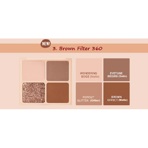 Bảng Phấn Mắt Peripera Ink Pocket Shadow Palette
