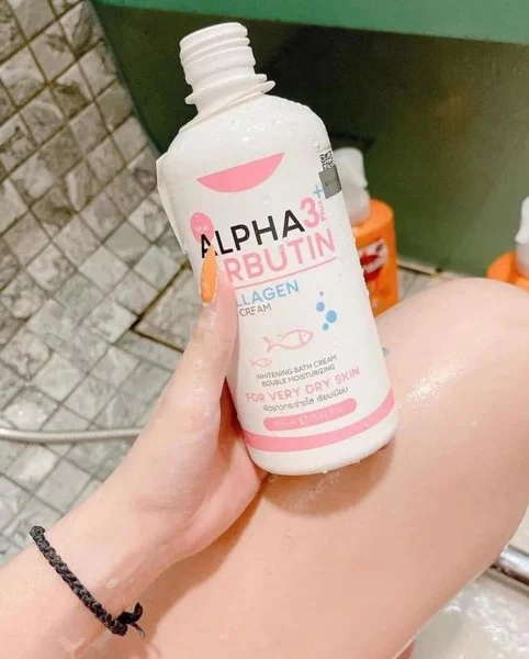 Sữa Tắm Dưỡng Trắng Da Alpha Arbutin 3+ Plus Collagen Bath Cream 350ml