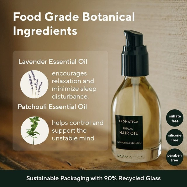 Tinh Dầu Dưỡng Tóc Aromatica Ritual Hair Oil Lavender & Patchouli 50ml