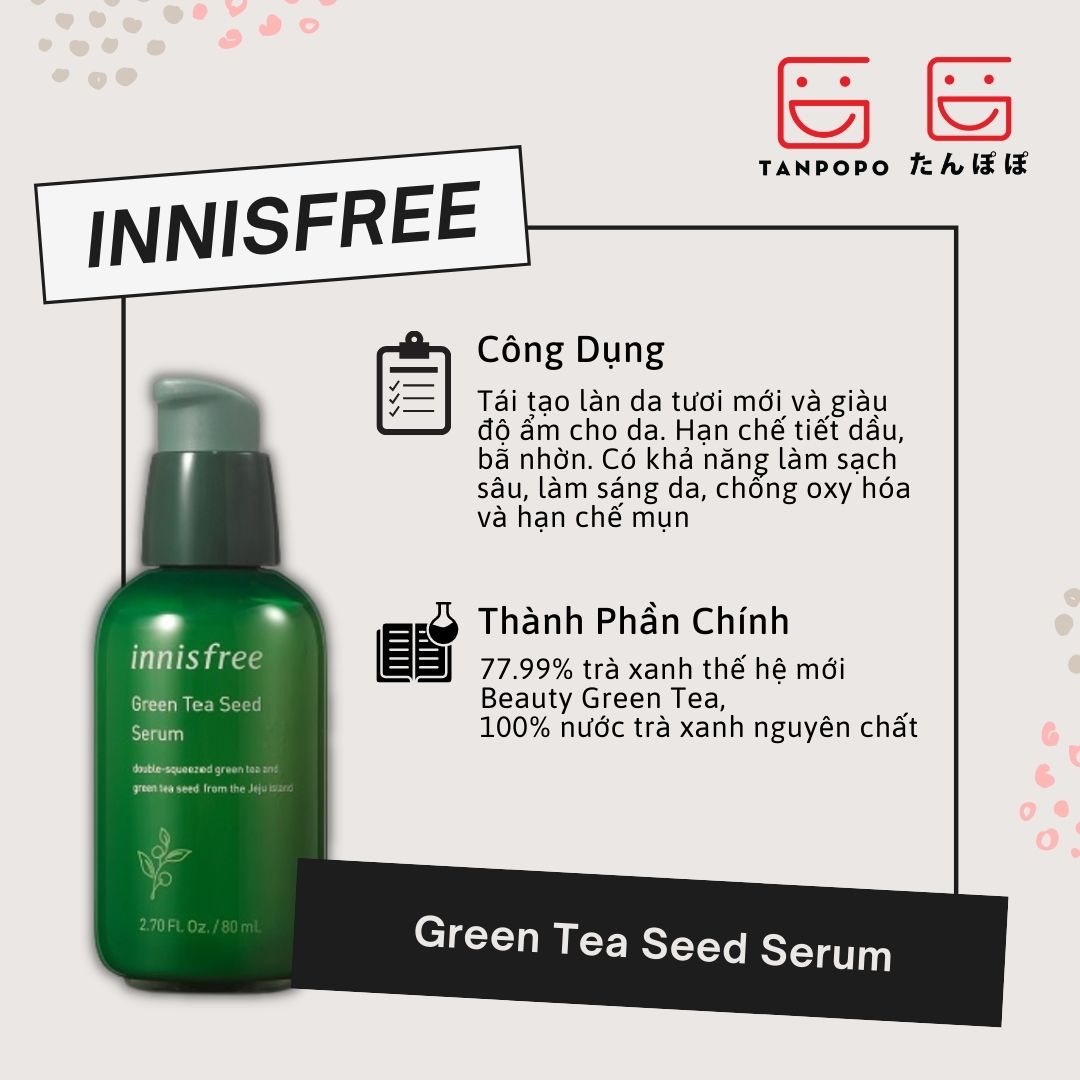 TỔNG HỢP SERUM DÀNH CHO DA DẦU MỤN