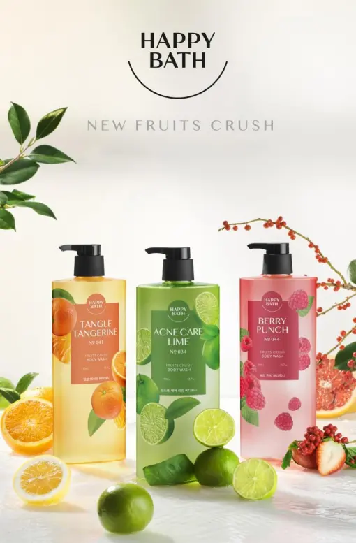 Sữa Tắm Happy Bath  Fruits Crush Body Wash 900g
