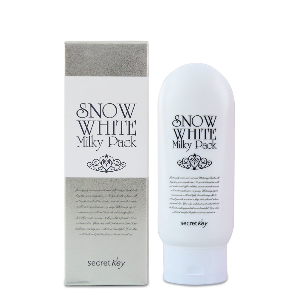 Kem Tắm Trắng Da Secret Key Snow White Milky Pack 200g