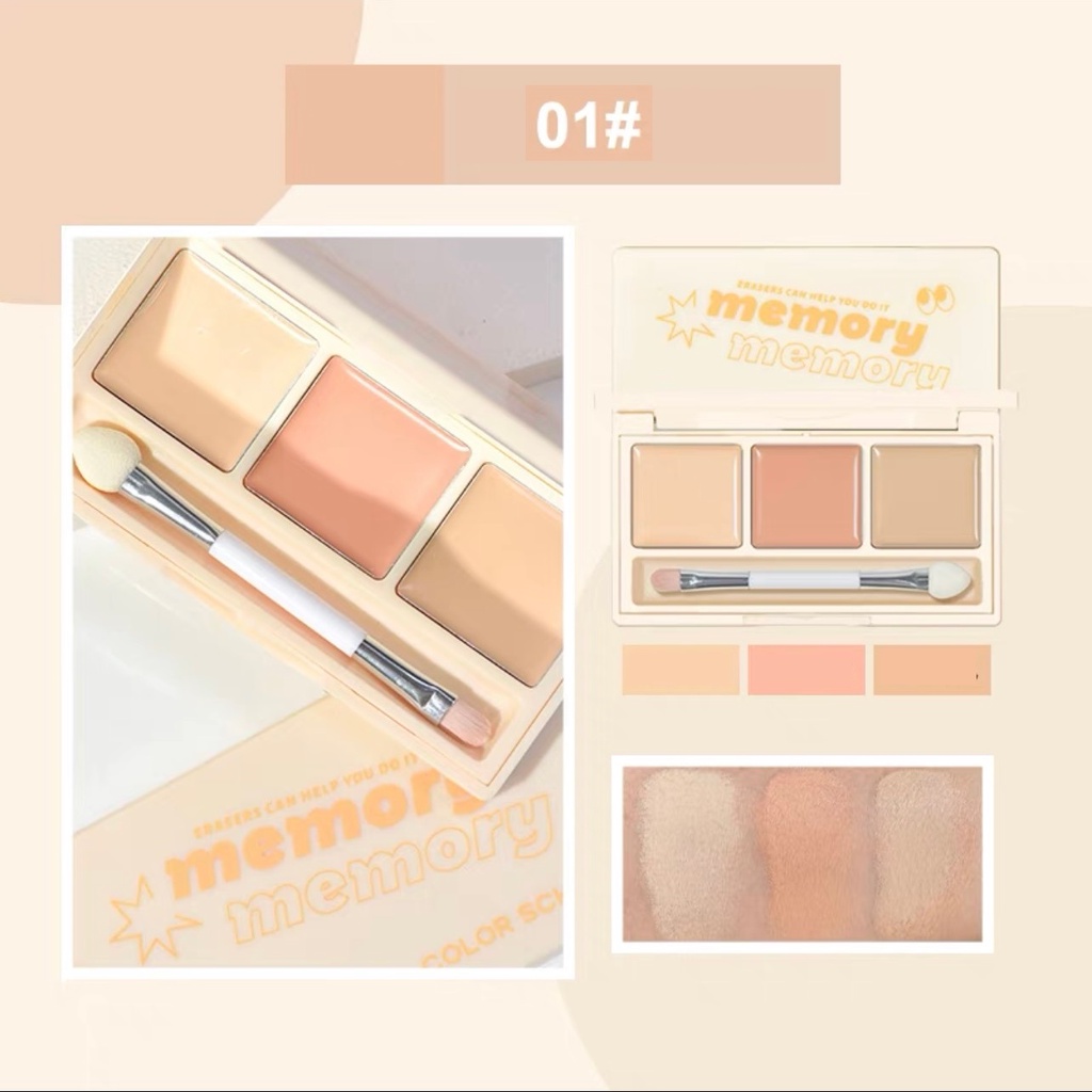 Bảng Che Khuyết Điểm Color School Memory No Time Light Concealer