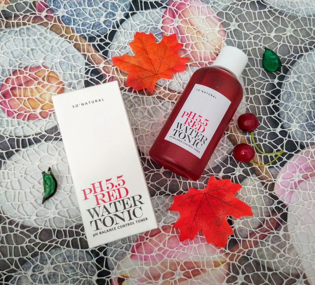 Nước Hoa Hồng So Natural Red Water Toner pH 5.5 250ml