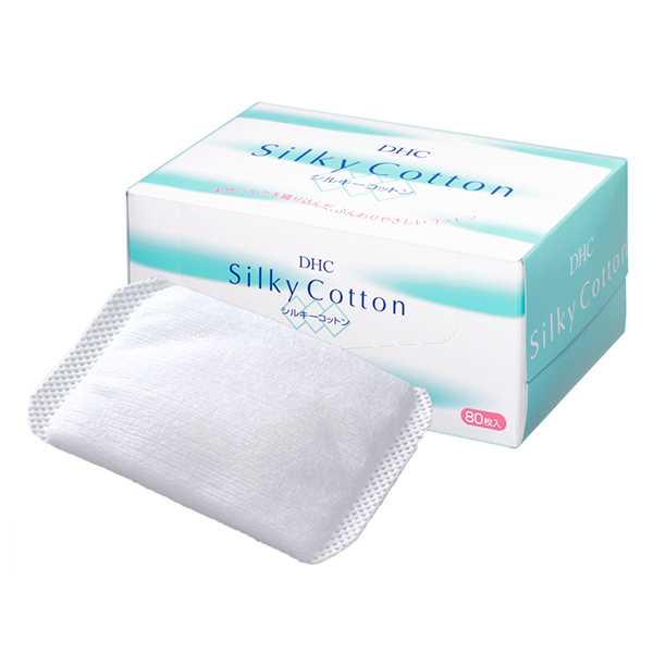 Bông Tẩy Trang DHC Silky Cotton 80 Miếng