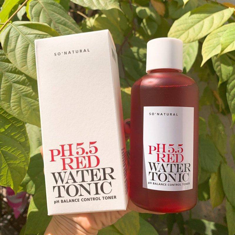 Nước Hoa Hồng So Natural Red Water Toner pH 5.5 250ml