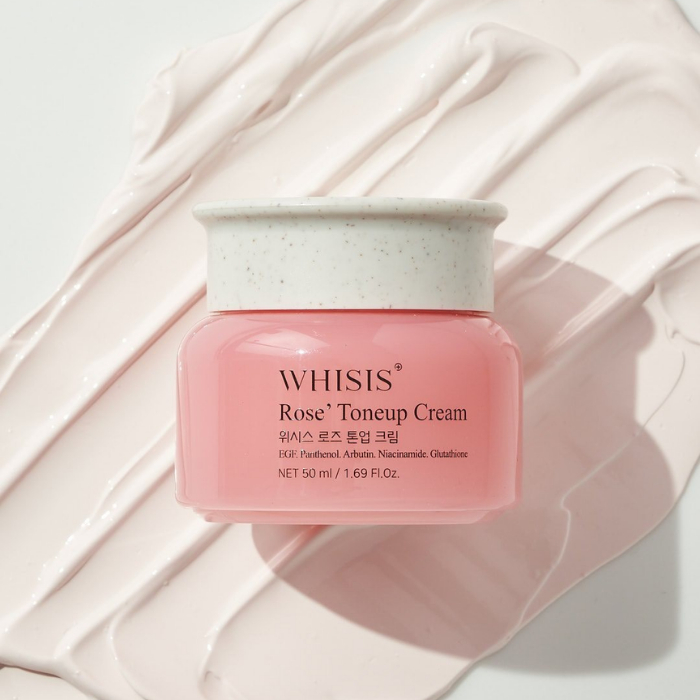 Kem Dưỡng Trắng Da Tế Bào Gốc Whisis Rose' Tone Up 50ml