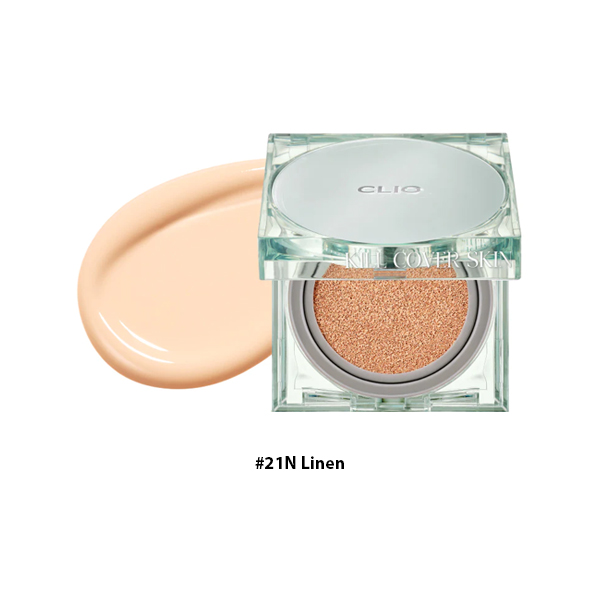 Phấn Nước 2 Lõi Che Phủ Kiềm Dầu Clio Kill Cover Skin Fixer Cushion (15gx2)