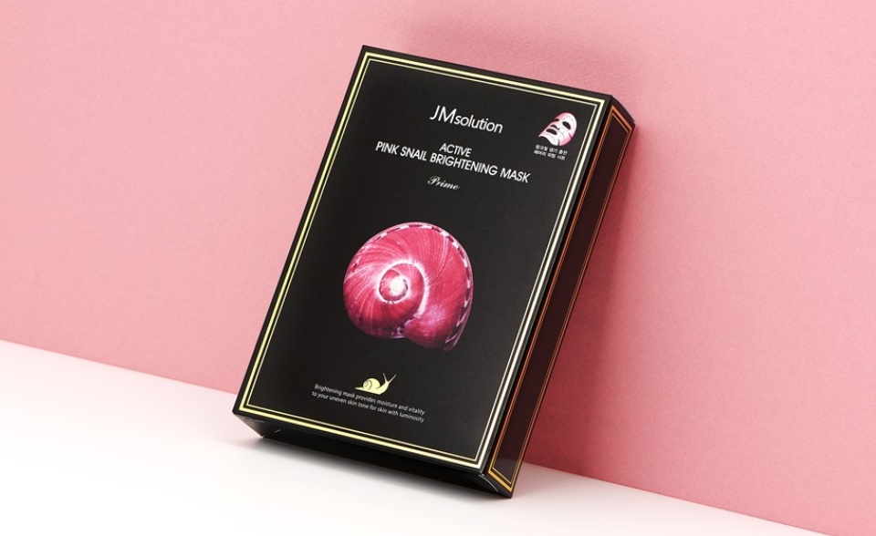 Mặt Nạ Giấy JM Solution Active Pink Snail Brightening Mask Prime