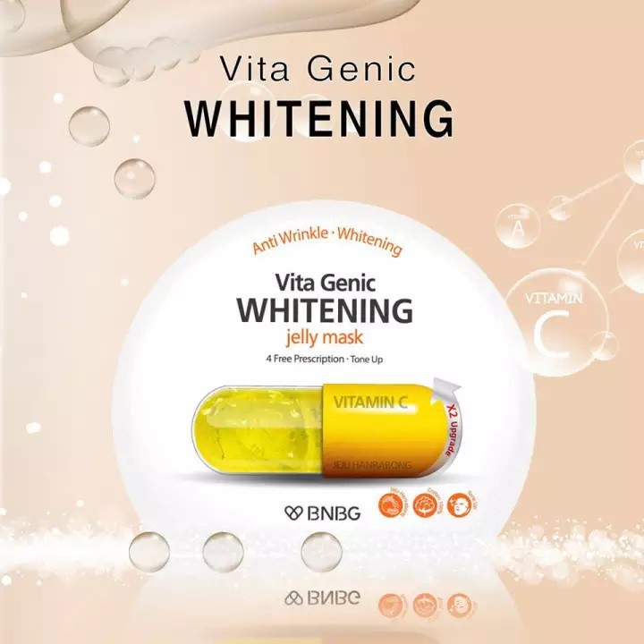 Mặt Nạ Giấy BNBG Vita Genic Whitening Jelly Mask Vitamin C X2 Upgrade