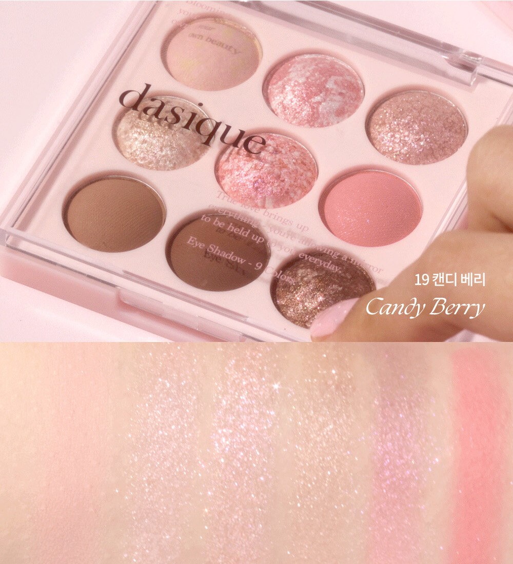 Bảng Phấn Mắt 9 Ô Dasique Ice Cream Shadow Palette 13g 