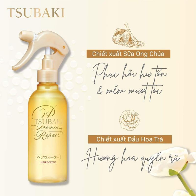 Xịt Dưỡng Tóc Tsubaki Premium Repair Hair Water 220ml