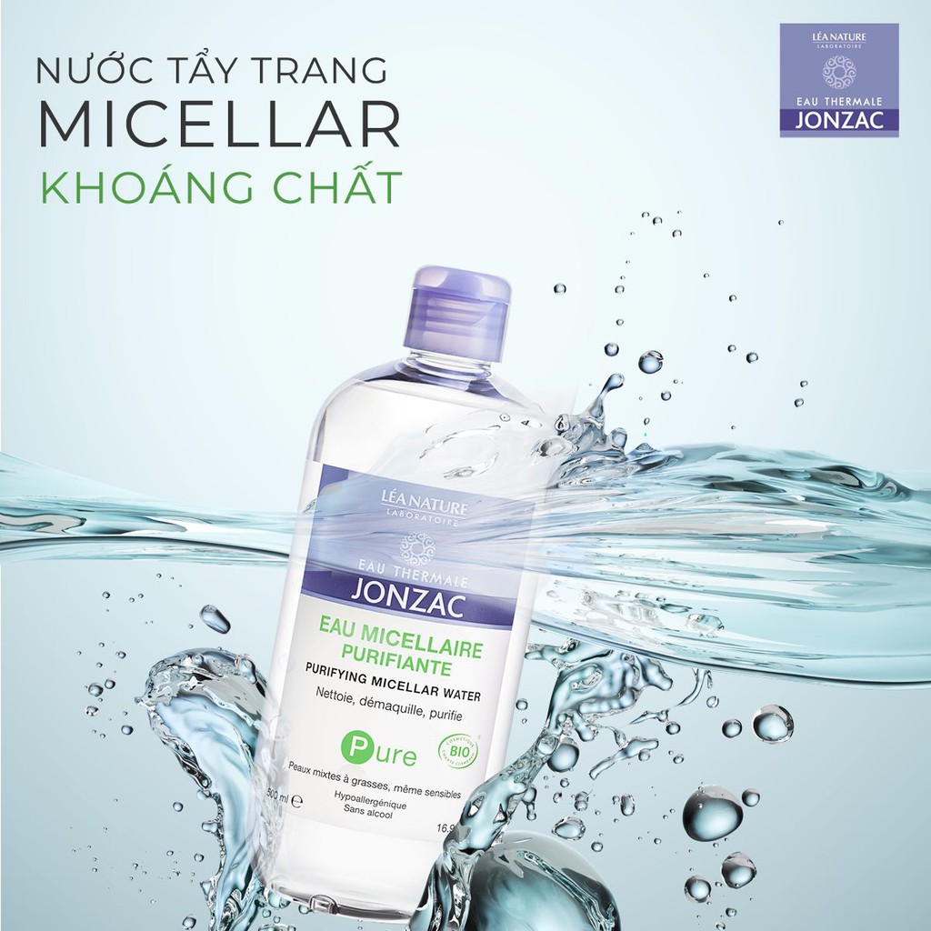 Nước Tẩy Trang Eau Thermale Jonzac Pure Purifying Micellar Water 500ml