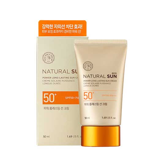 Kem Chống Nắng The Face Shop Power Long-Lasting Sun Cream SPF50+ PA+ 50ml