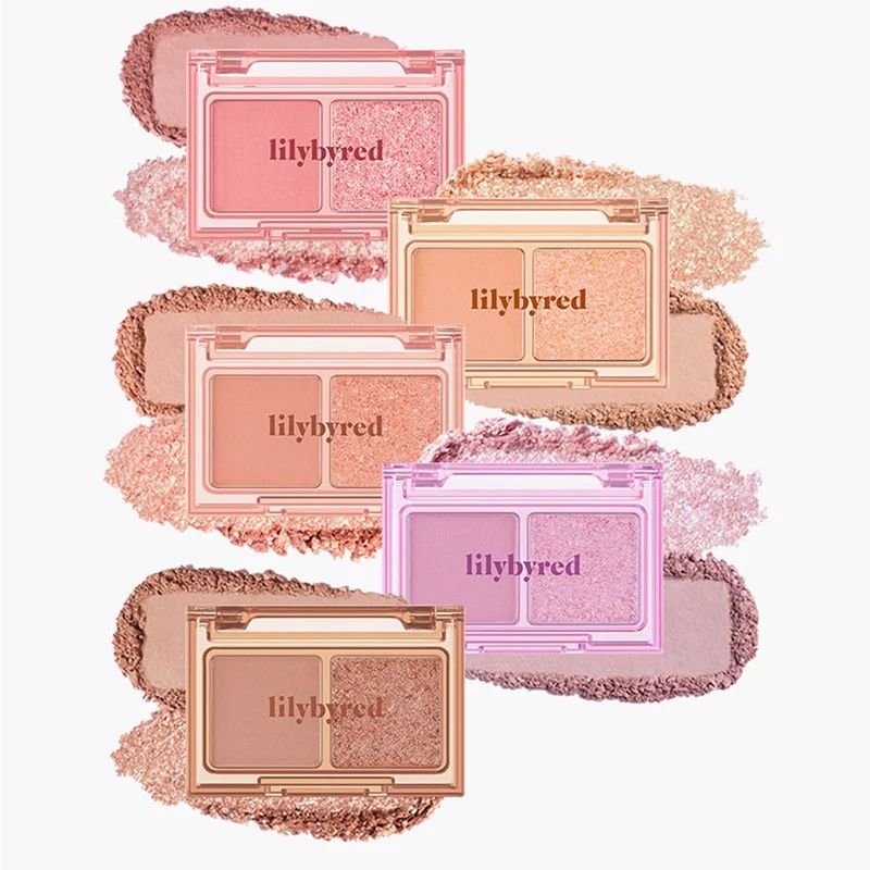 Bảng Phấn Mắt 2 Ô Lilybyred Little Bitty Moment Shadow 1,6g