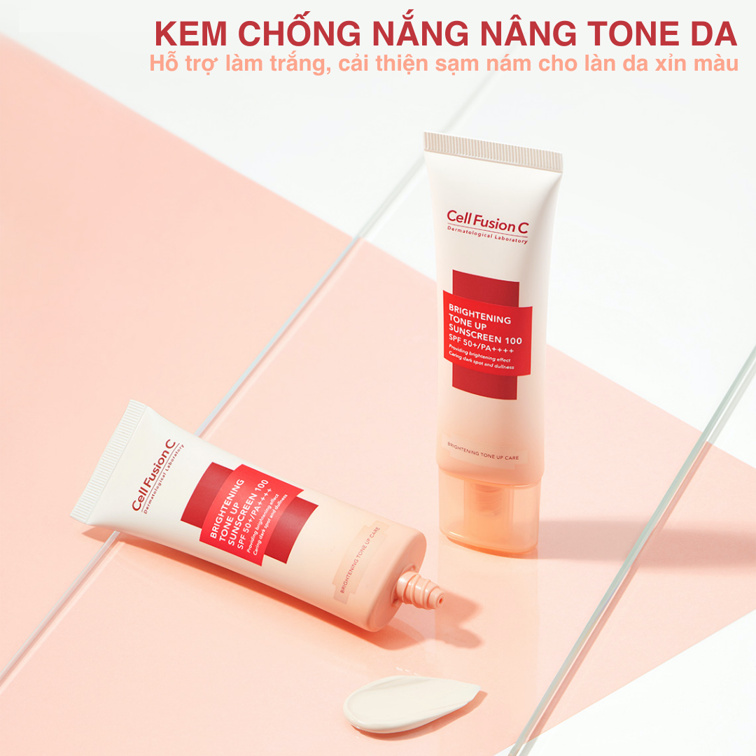 Kem Chống Nắng Cell Fusion C Brightening Tone Up Sunscreen 100 SPF50 35ml