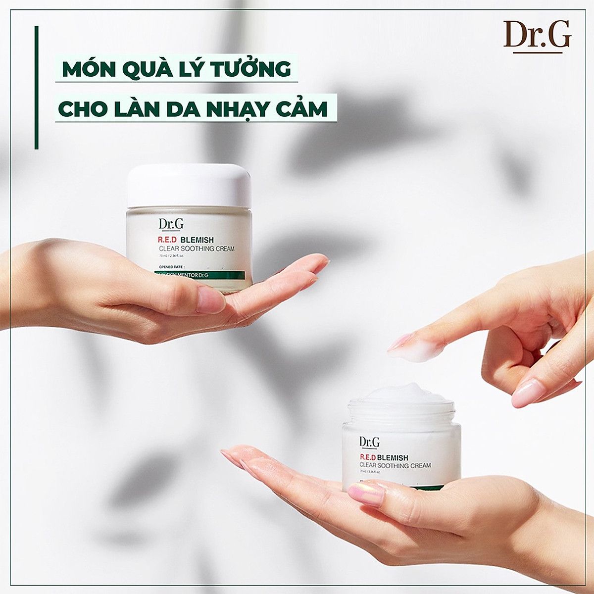 Kem Dưỡng Da Dr.G R.E.D Blemish Clear Soothing Cream 70ml