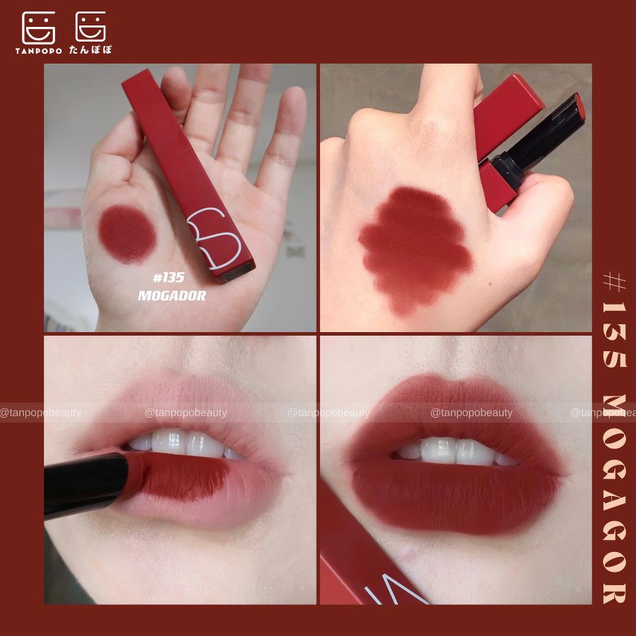 Son Thỏi Nars Powermatte Lipstick Rouge À Levres Ultra Mat - 135 Mogador