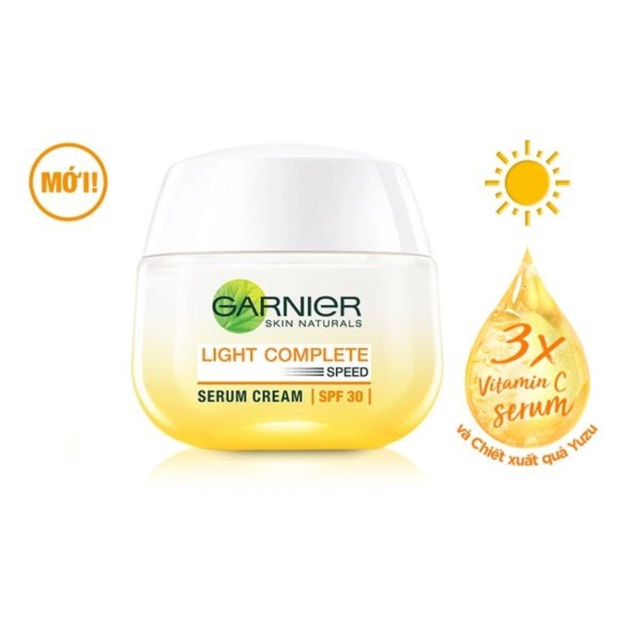 Kem Dưỡng Sáng Da Garnier Bright Complete Vitamin C Serum Cream SPF30 50ml (Ban Ngày)