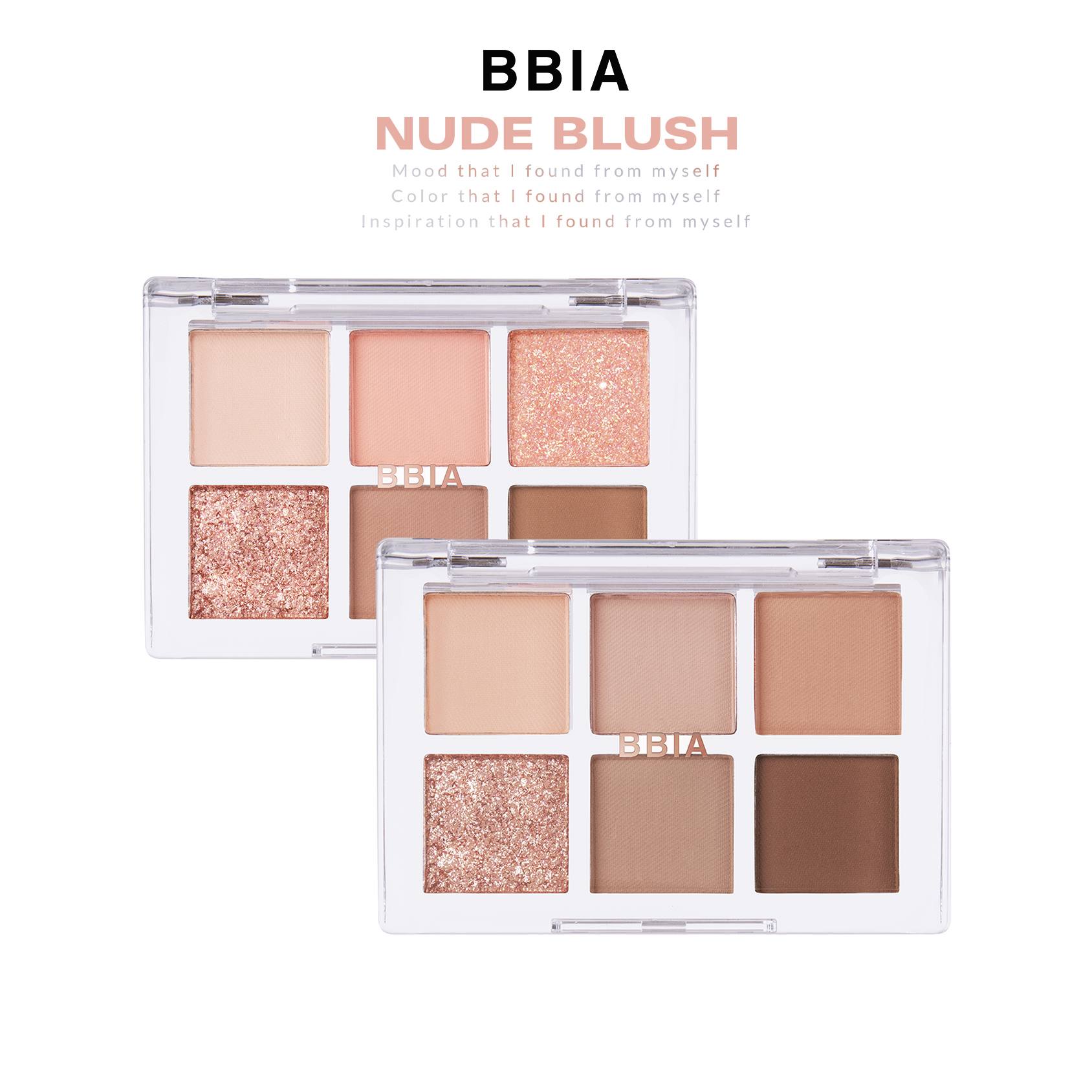 Bảng Phấn 6 Màu BBIA Ready To Wear Eye Palete 5g - 01 Nude Blush