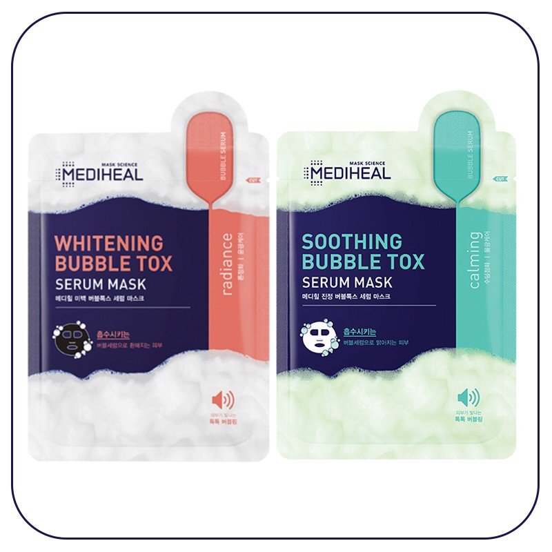 Mặt Nạ Giấy Mediheal Bubble Tox Serum Mask