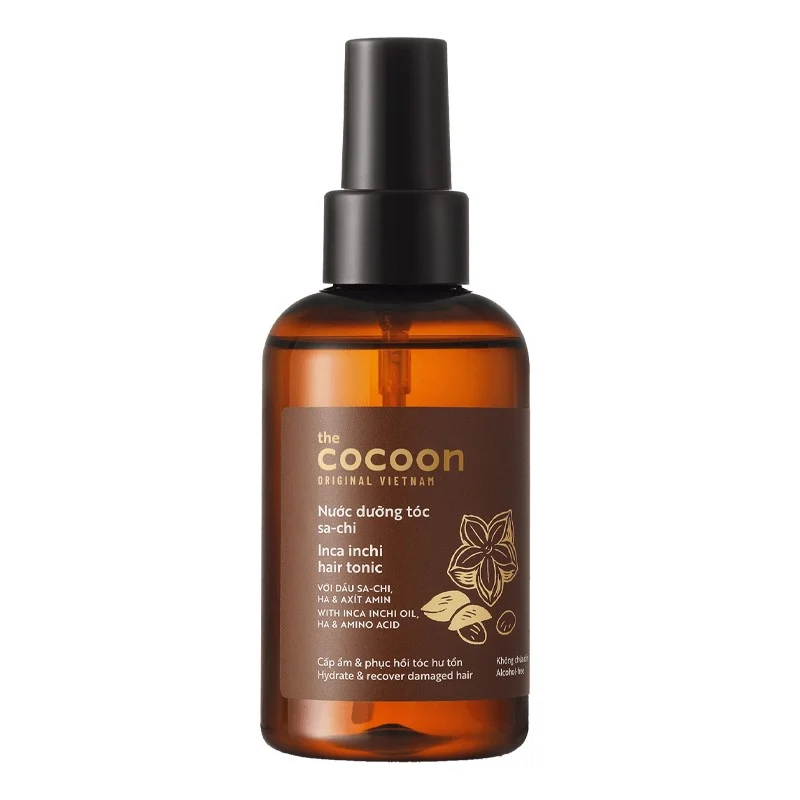 Nước Dưỡng Tóc Dầu Sa-Chi Cocoon Sacha Inchi Hair Tonic 140ml
