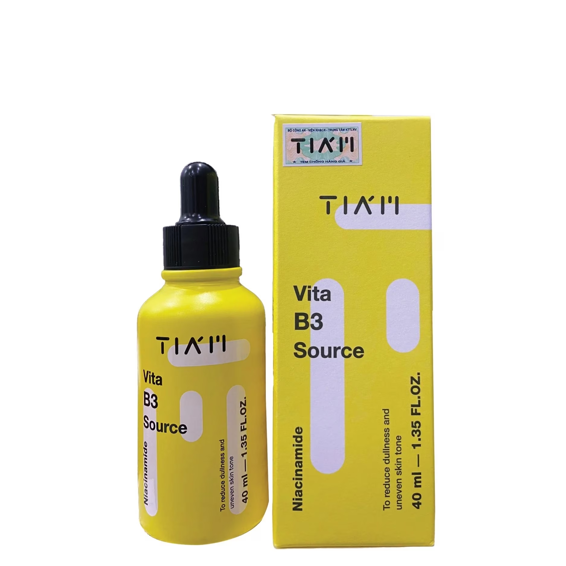 Tinh Chất Dưỡng Trắng Phục Hồi Cho Da Dầu Mụn Nhạy Cảm TIA'M Vita B3 Source (10% Niacinamide + 2% Arbutin) 40ml