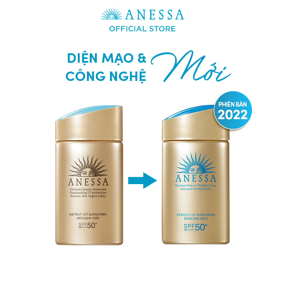 Sữa Chống Nắng Anessa Perfect UV Sunscreen Skincare Milk 60ml (Mẫu Mới)