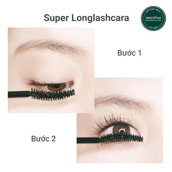 Mascara Innisfree Super Longlashcara 7g [Dài Và Cong Mi]