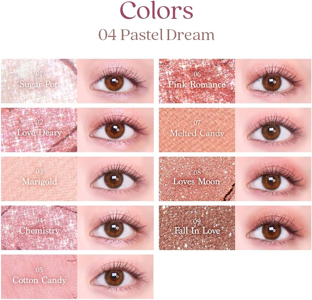 Bảng Phấn Mắt 9 Ô Dasique Shadow Palette - 04 Pastel Dream