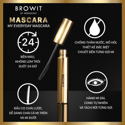 Mascara Chống Nước Browit Nong Chat My Everyday 5.5g Thái Lan