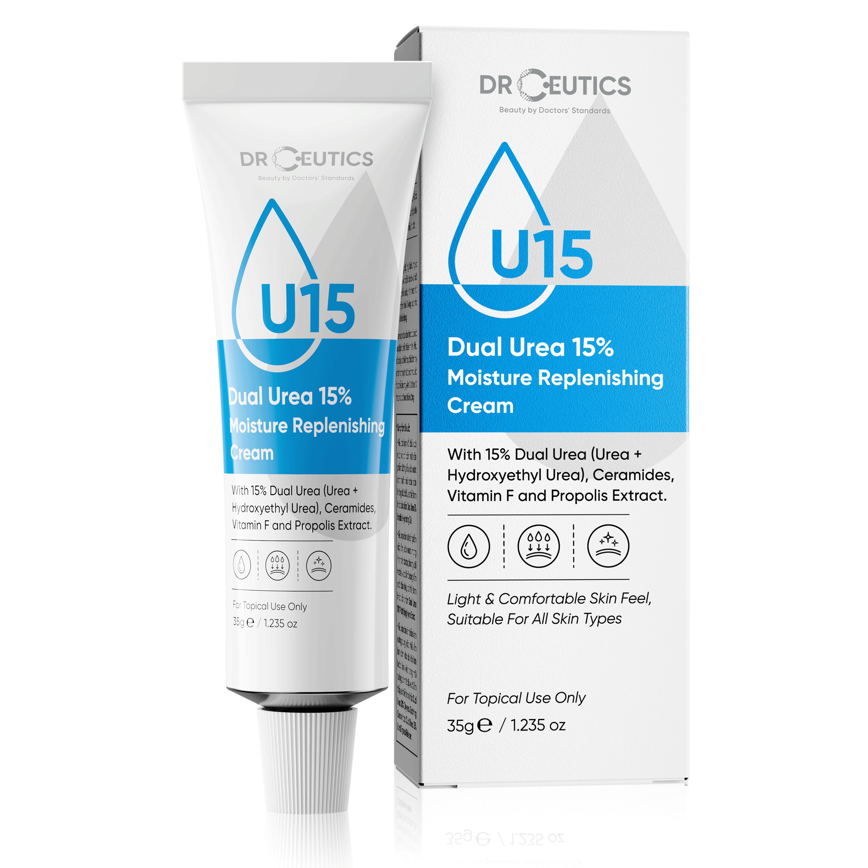 Kem Dưỡng Ẩm Phục Hồi Da DrCeutics Dual Urea 15% Moisture Replenishing Cream 35g