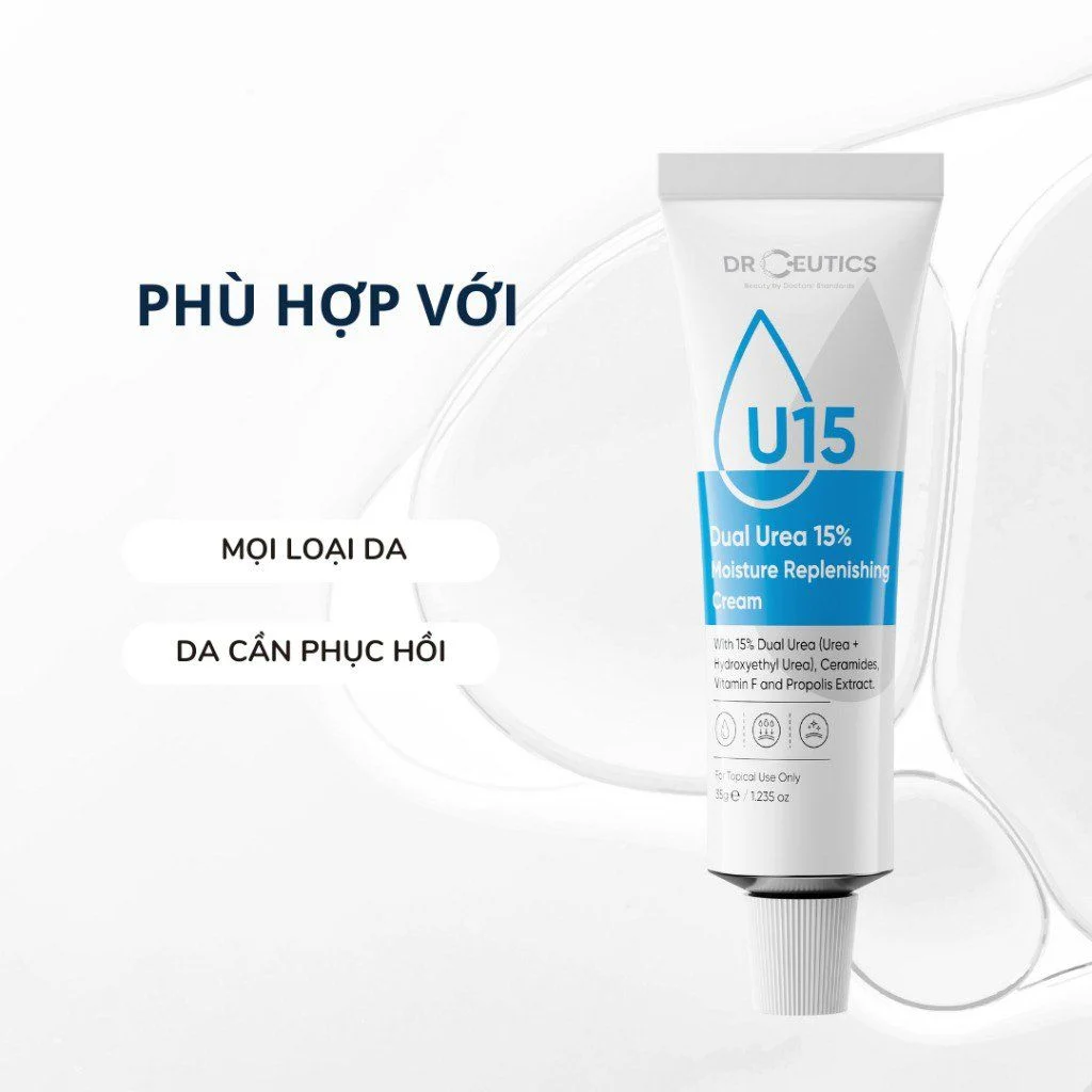 Kem Dưỡng Ẩm Phục Hồi Da DrCeutics Dual Urea 15% Moisture Replenishing Cream 35g