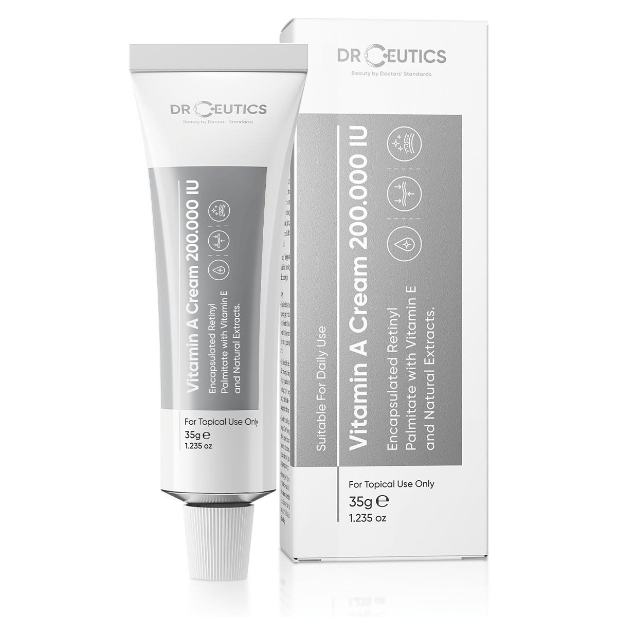 Kem Dưỡng Làm Sáng Da DrCeutics Vitamin A Cream 200.000 IU 35g