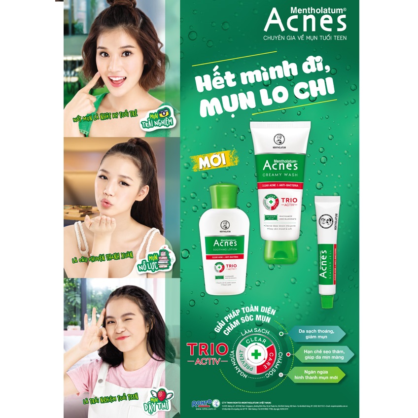 Dung Dịch Làm Dịu Da Kháng Khuẩn Acnes Soothing Lotion 90ml