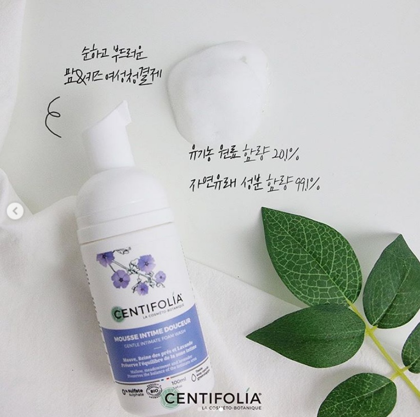 Dung dịch vệ sinh phụ nữ Centifolia Mousse Intime Douceur 100ml