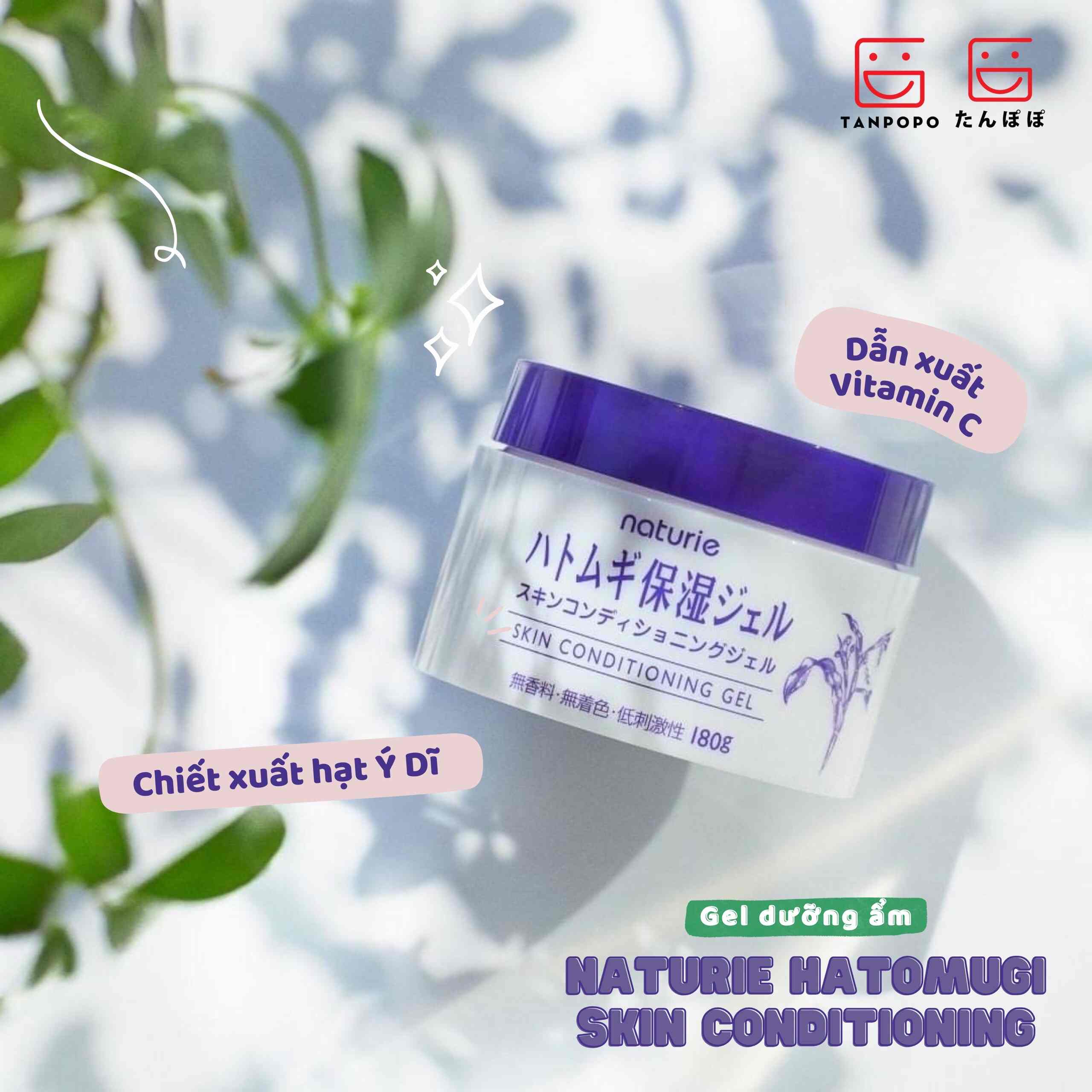 Kem dưỡng ẩm ý dĩ Naturie Nhật 180g