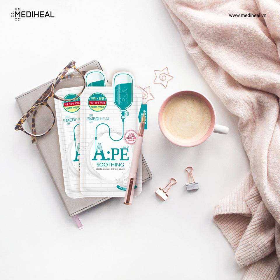 Mặt Nạ Giấy Kháng Viêm Giảm Kích Ứng Mediheal APE Soothing