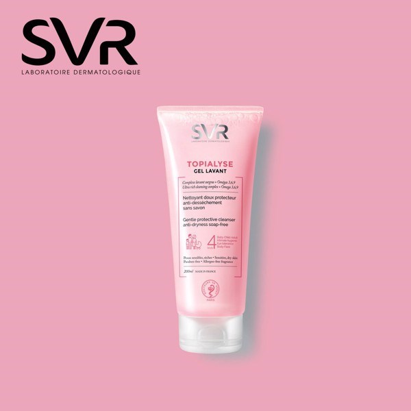 Gel Tắm Và Rửa Mặt SVR Topialyse Gel Lavant 200ml