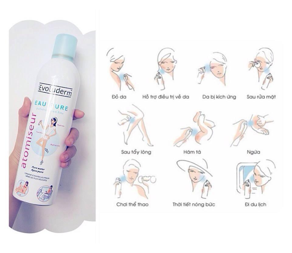 Xịt khoáng Evoluderm
